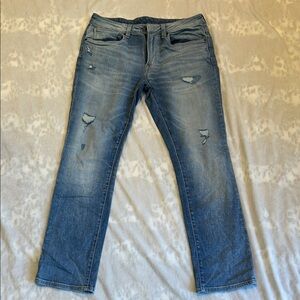 Buffalo Men’s Slim Ash Blue Distressed Jeans